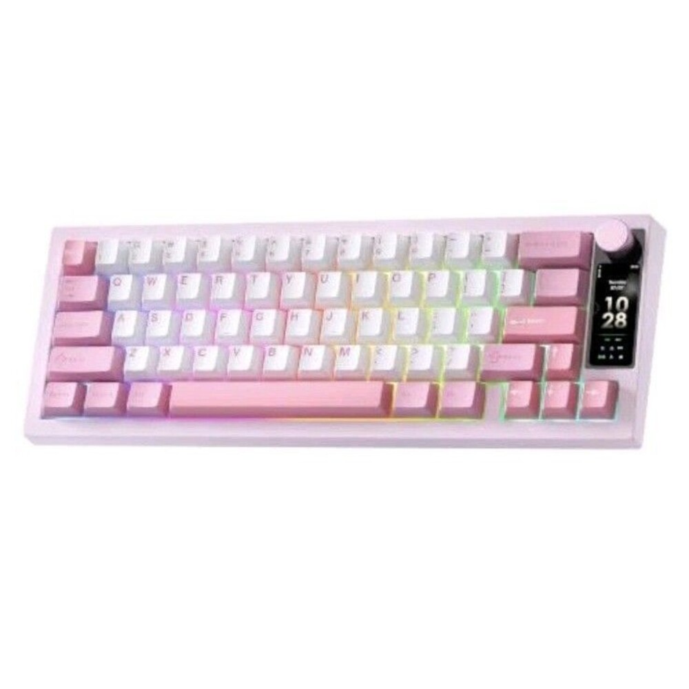 YUNZII IF68 Wireless Mechanical Keyboard (Pink,Candy Switch)